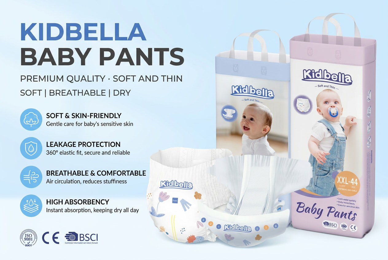 Premium Absorbent Baby Diapers