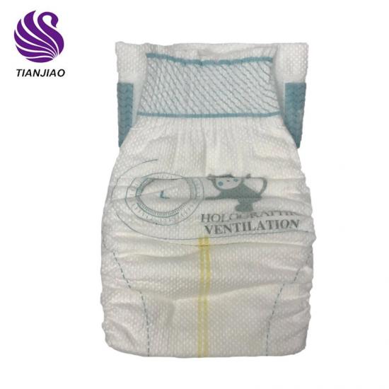 Dry surface disposable diapers